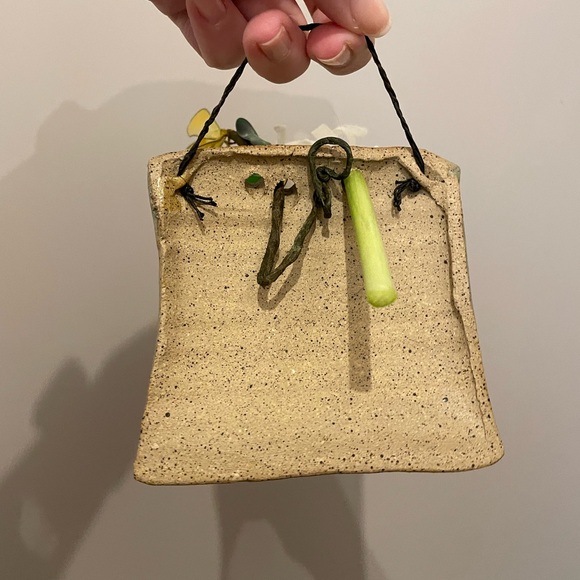 Set of hanging ceramic flower holder (or other display/mail) - Picture 8 of 12